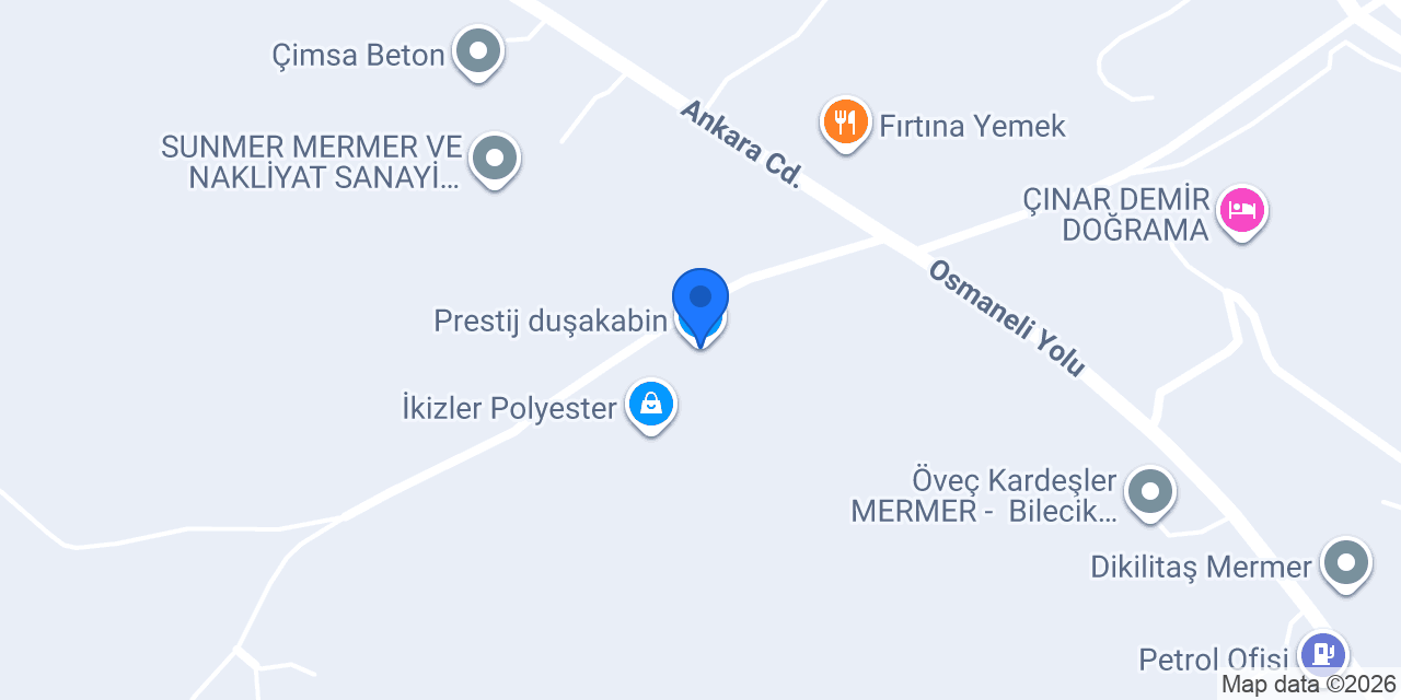 Prestij duşakabin konumu