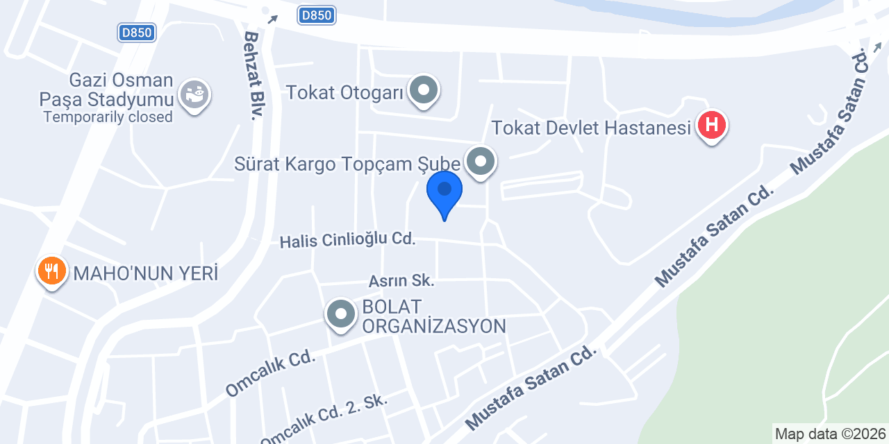 HAS PİDE konumu