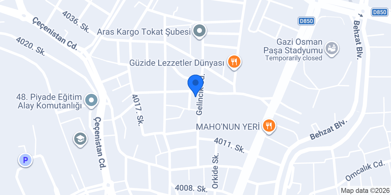 ENGİN EMLAK konumu