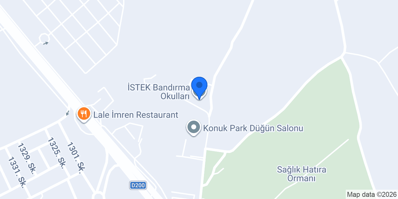İSTEK Bandırma Okulları konumu