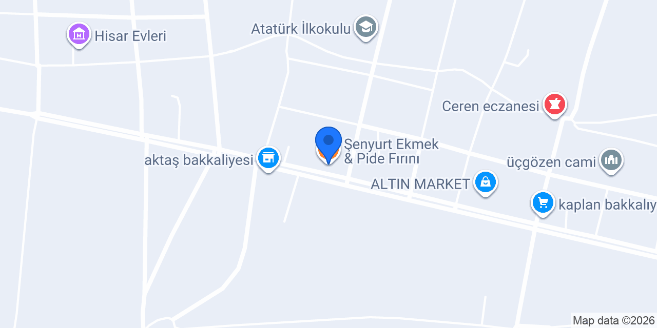Şenyurt Ekmek & Pide Fırını konumu