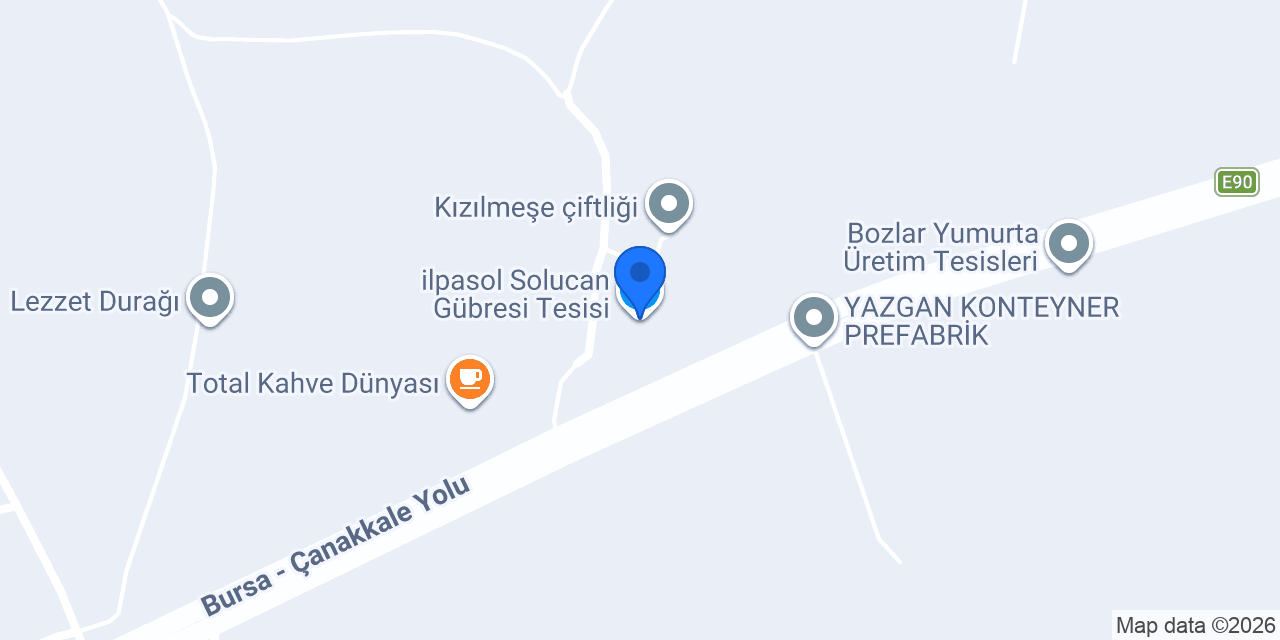 ilpasol Solucan Gübresi Tesisi konumu