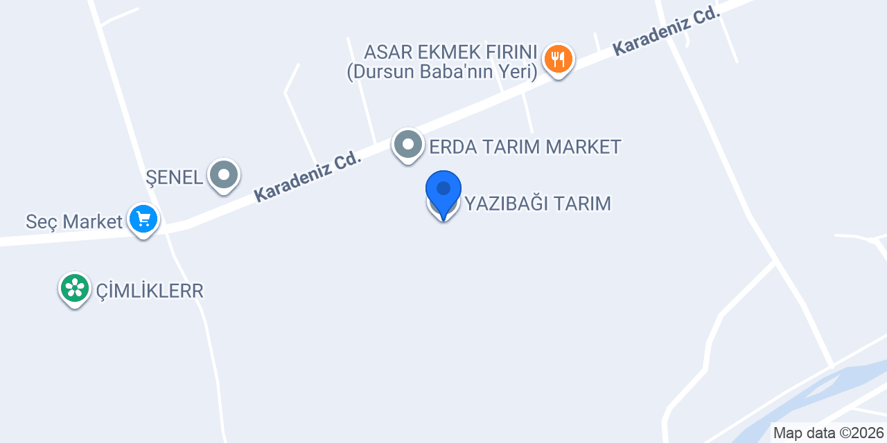 YAZIBAĞI TARIM konumu