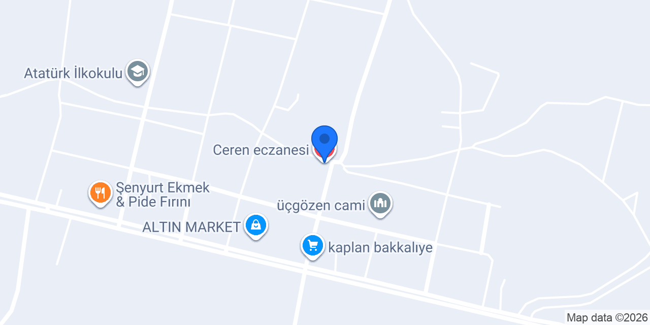 Ceren eczanesi konumu