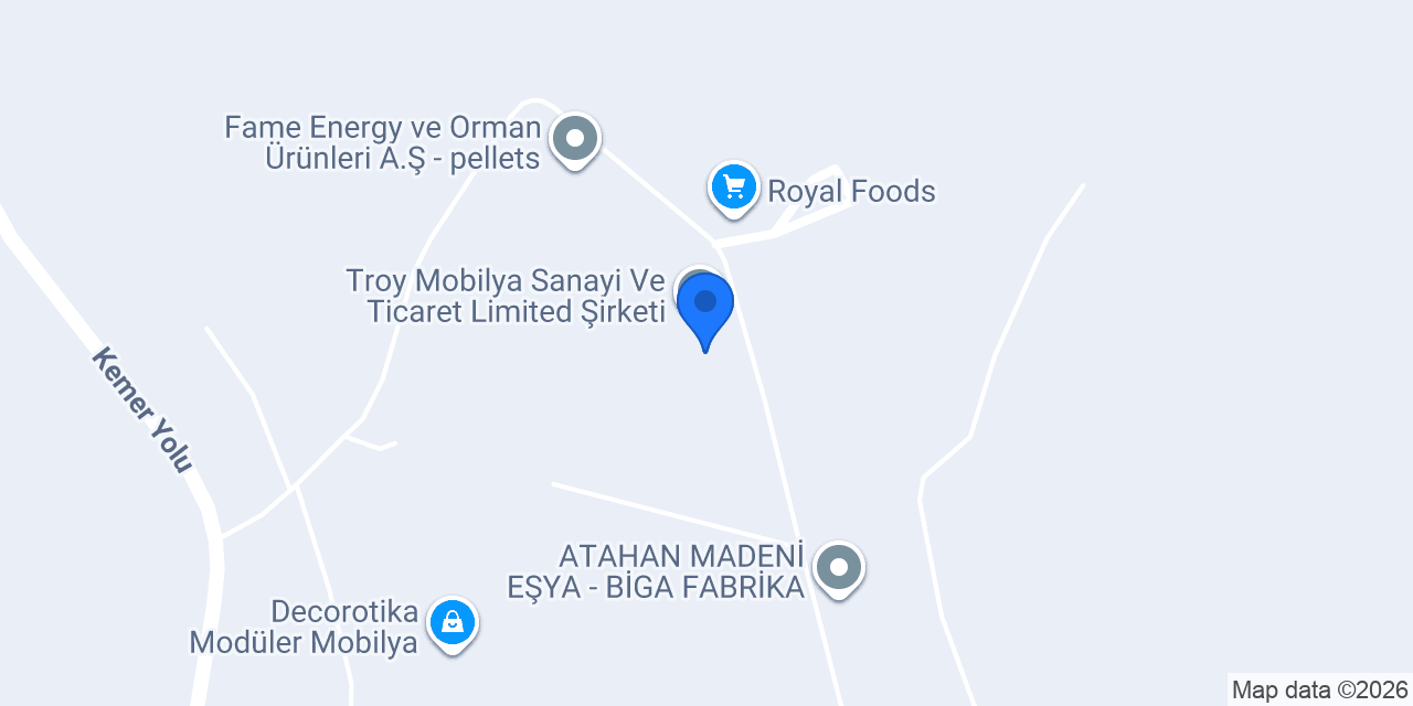 Cantek Yapı Market konumu