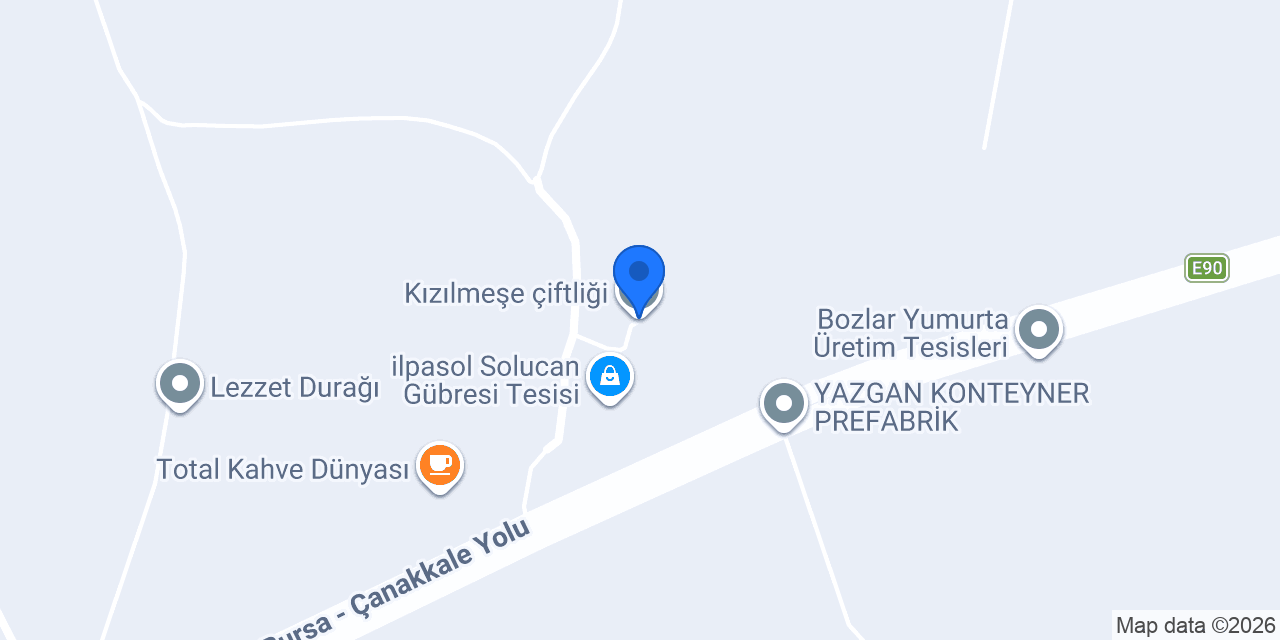 Kızılmeşe çiftliği konumu