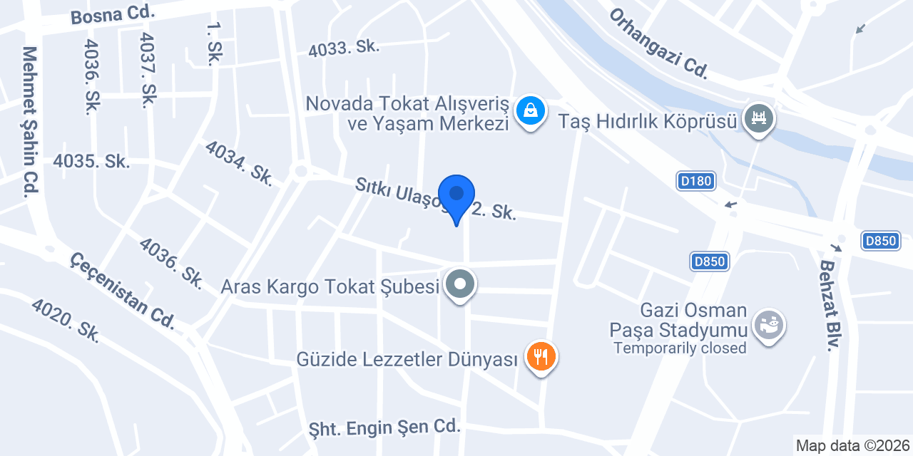 Op. Dr. Fatma ÜNLÜ konumu