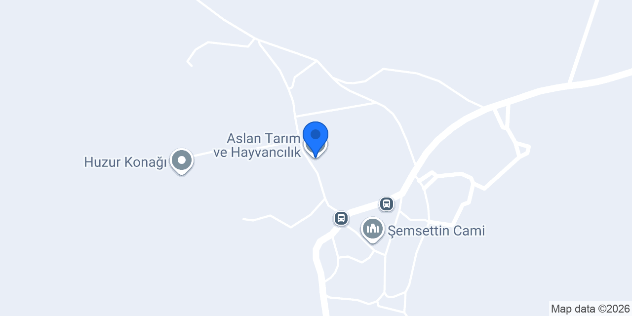 Aslan Tarım ve Hayvancılık konumu