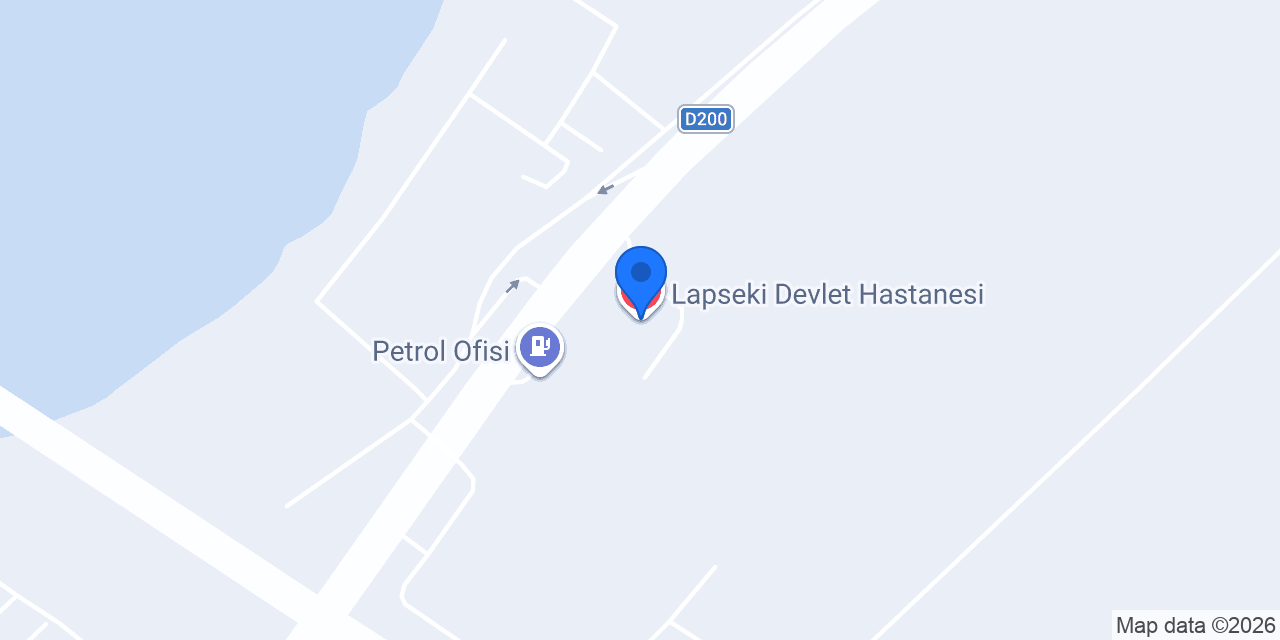 Lapseki Devlet Hastanesi konumu