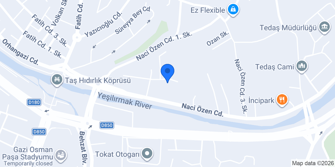 Tokat Halk Eğitim Merkezi konumu