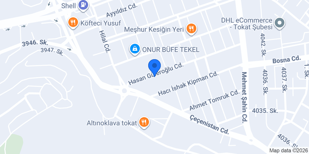 Tokat Binbir Çeşit İkinci El konumu
