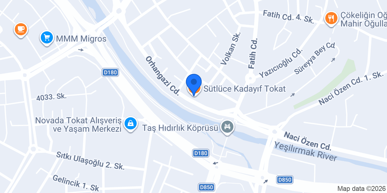 ÇİÇEKHANETOKAT konumu
