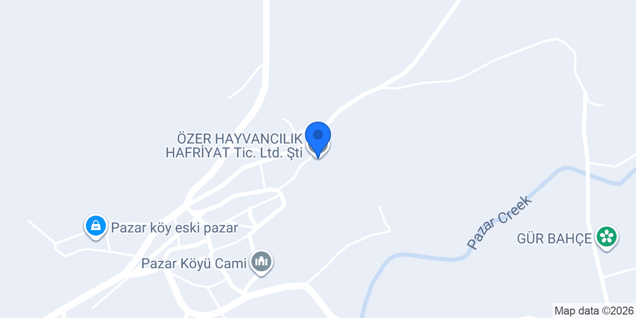 ÖZER HAYVANCILIK HAFRİYAT Tic. Ltd. Şti konumu