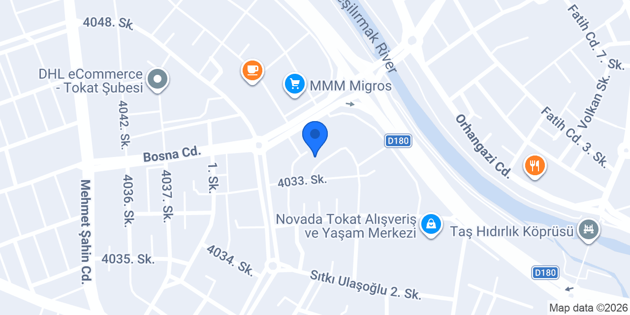 TOKAT CAN GIDA konumu