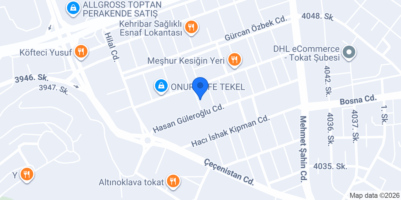 Çağdaş Mobilya konumu
