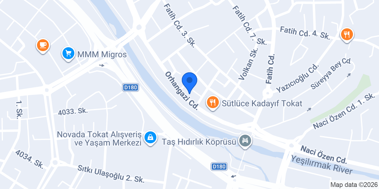 Metis Pide ve Izgara konumu
