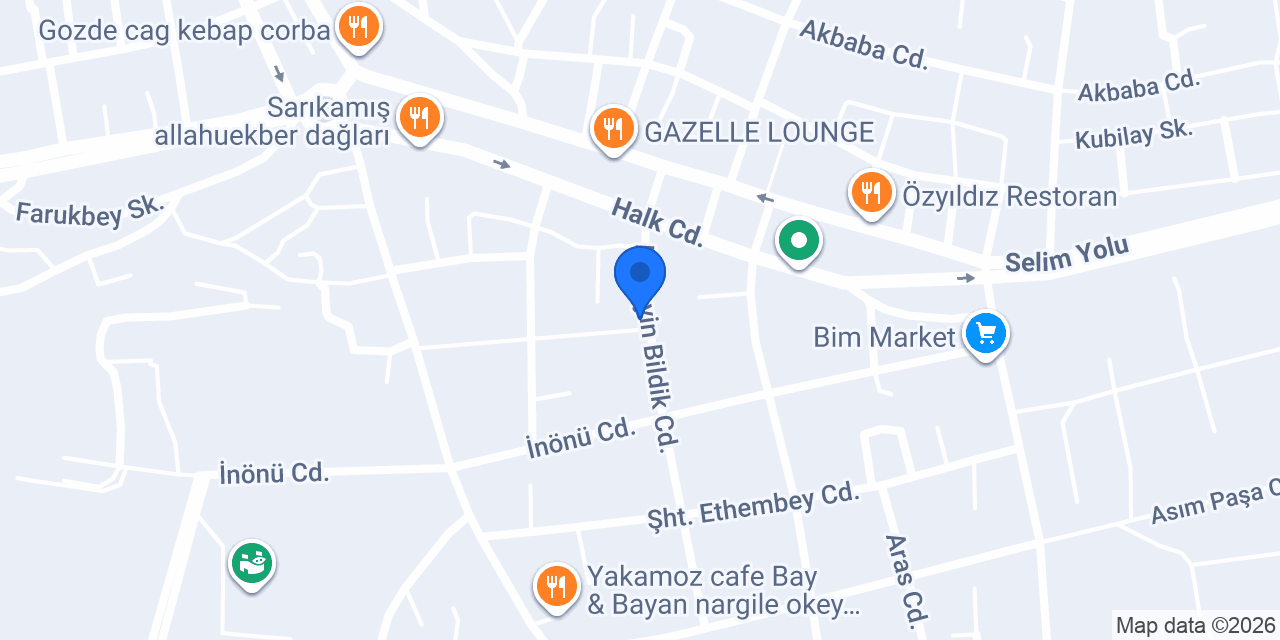Otantik Cafe konumu