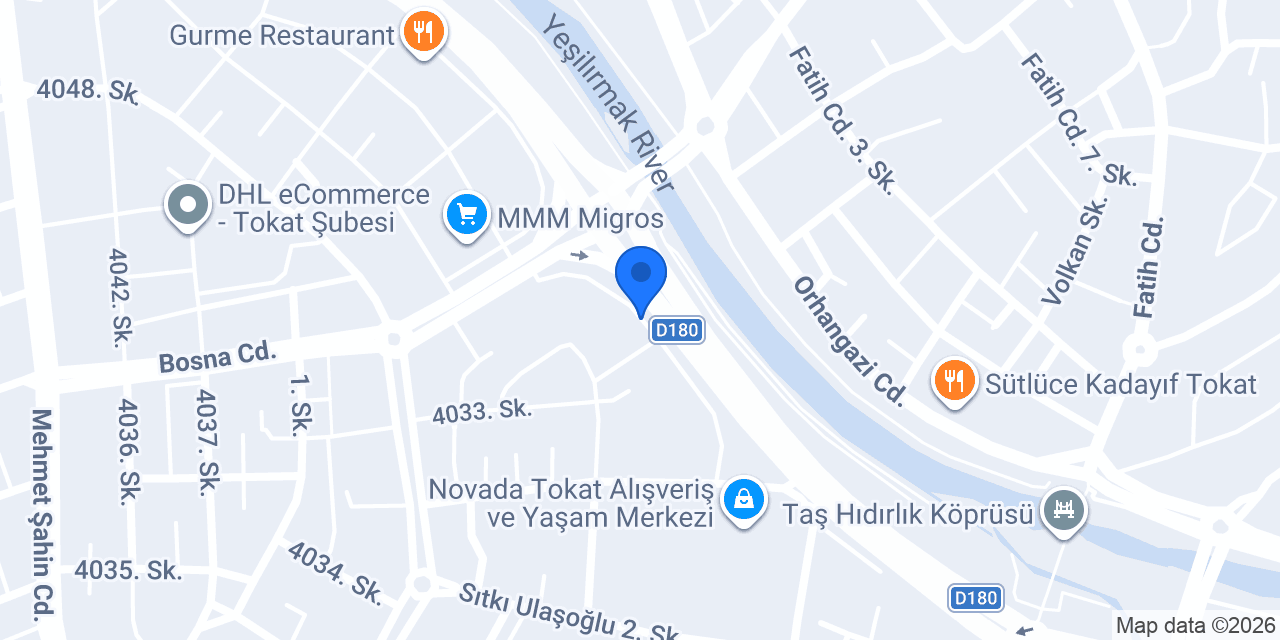 Manchego Coffee Tokat konumu