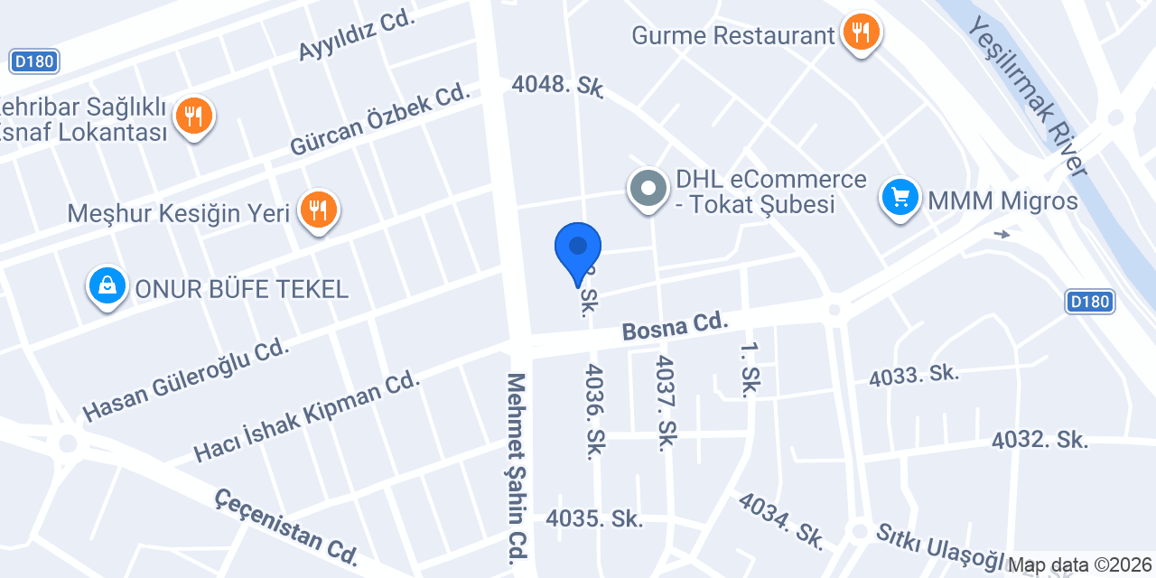 ALFEMO MOBİLYA TOKAT konumu