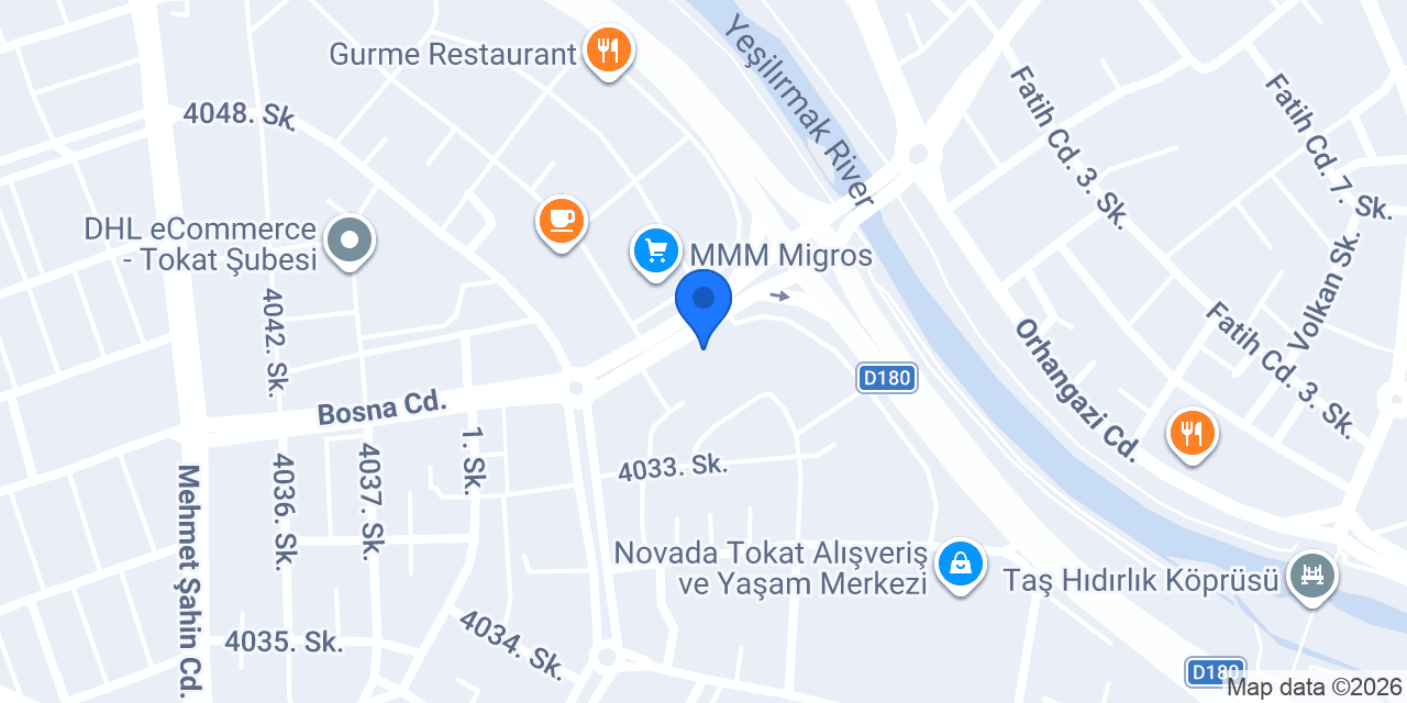 Maydonoz Döner Tokat konumu