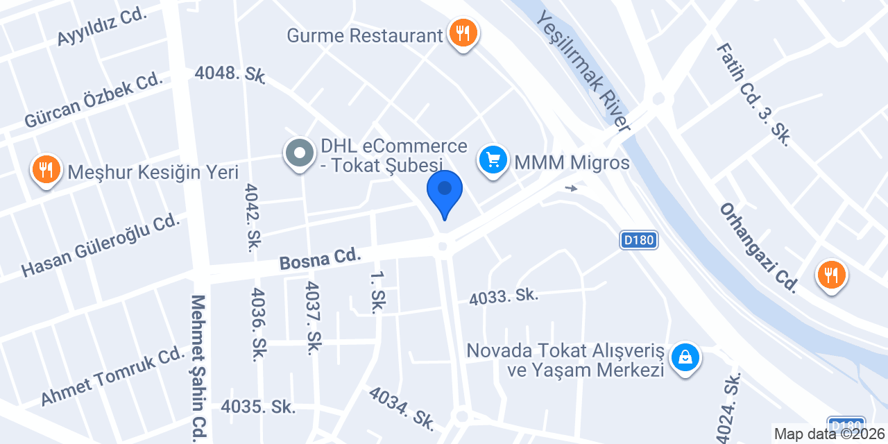 ÇELİK MOTOR'S TOKAT konumu