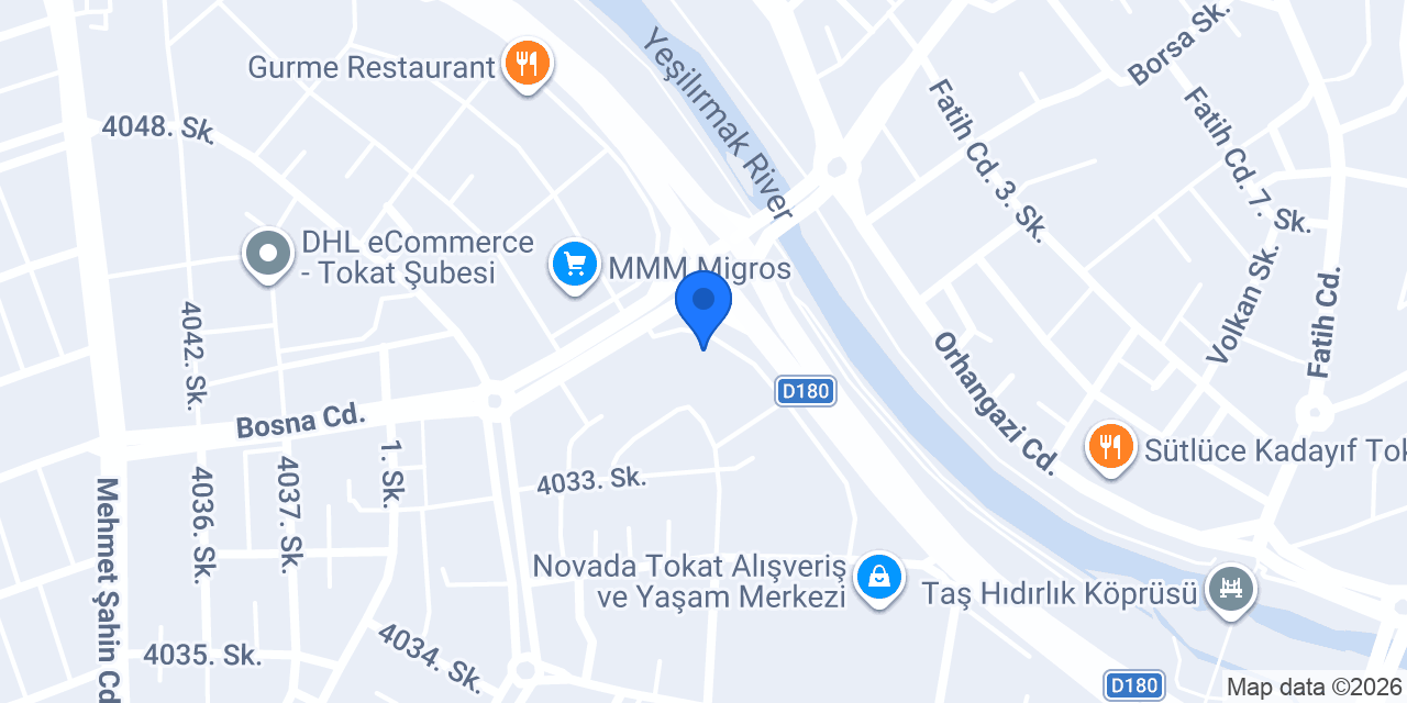 Burçak Cafe&Bistro konumu