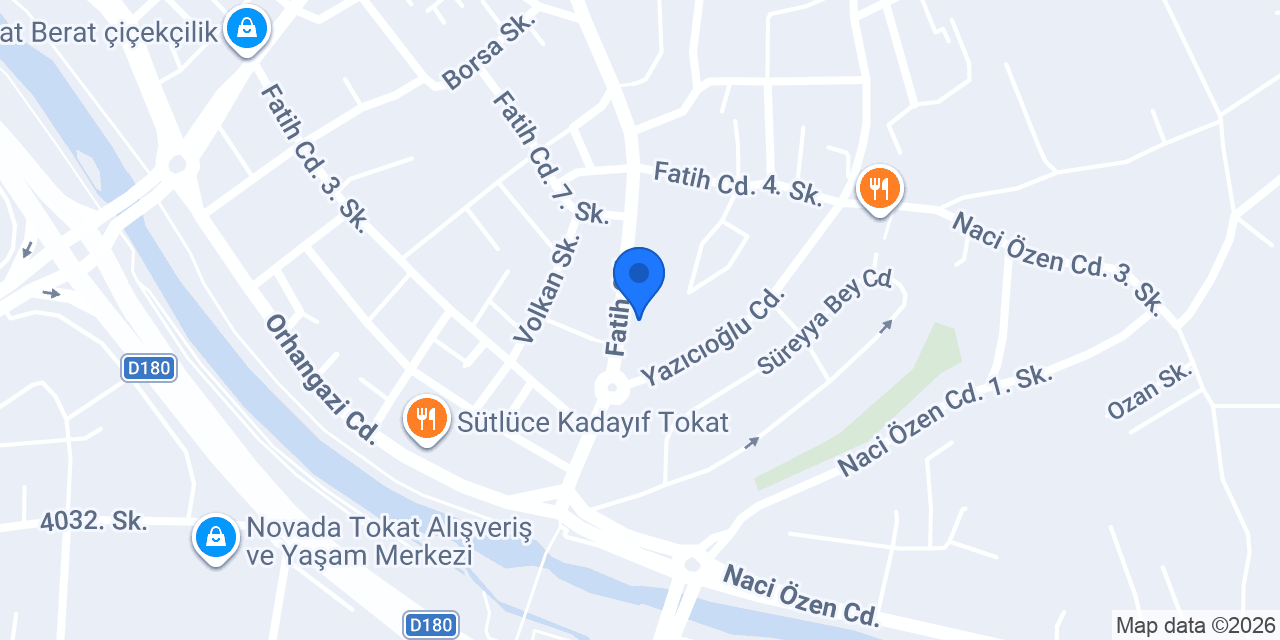 Miraç Duşakabin konumu