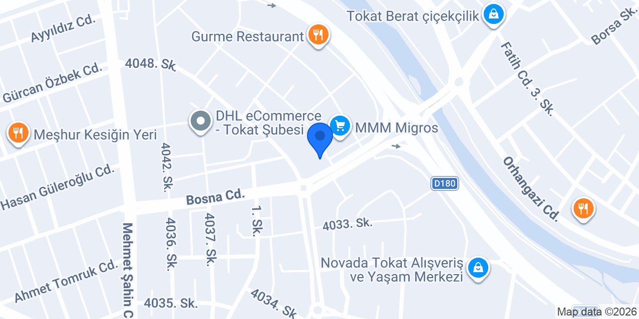 Chef Mercan Restaurant konumu