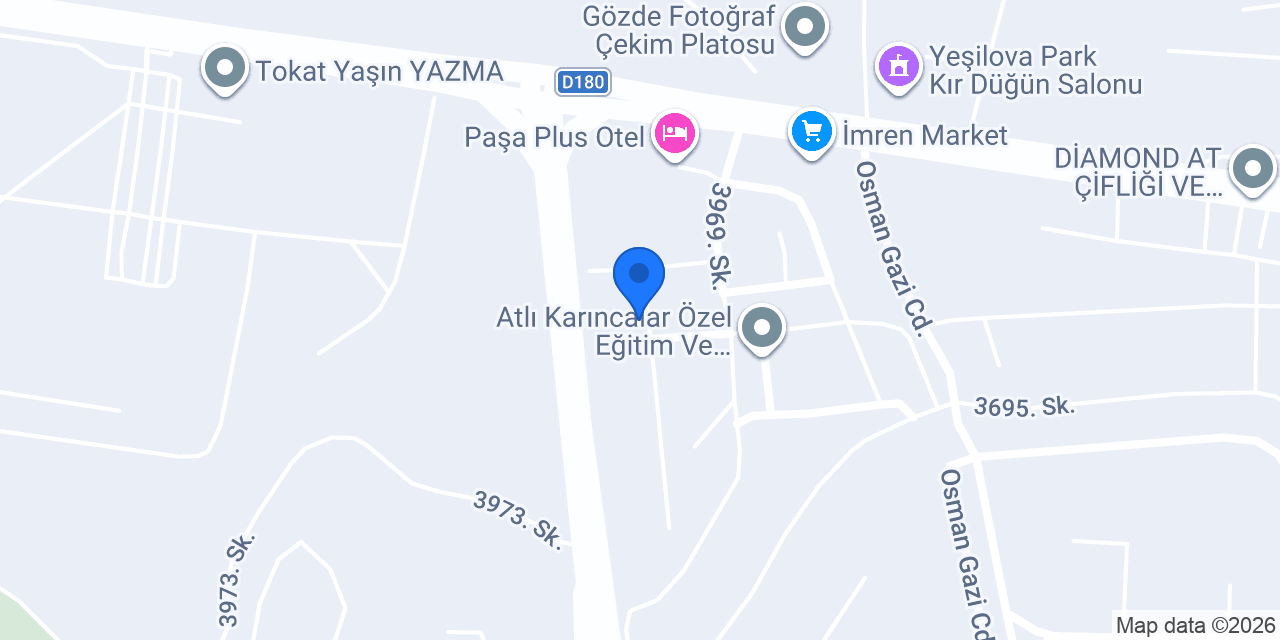 Tokat Apart Yurt konumu