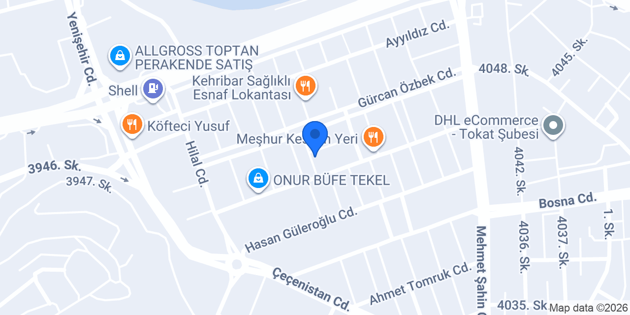 Çetin Elektrik Bobinaj konumu