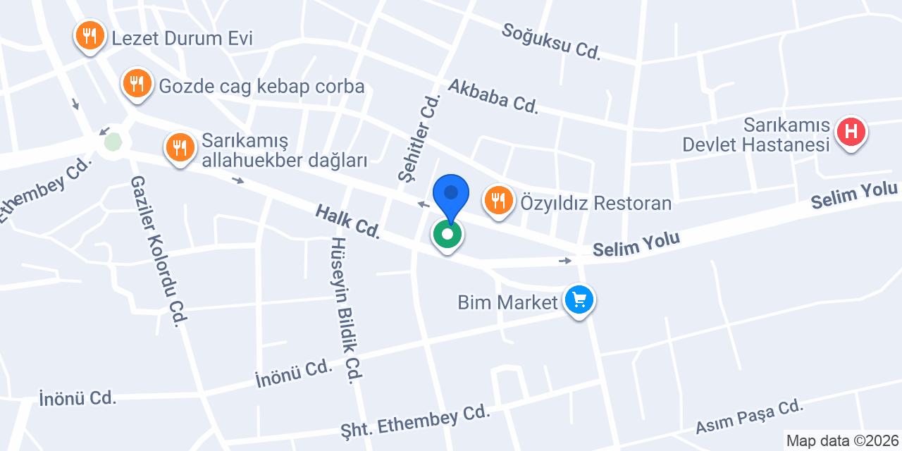 Sarıçam erkek kuaförü konumu