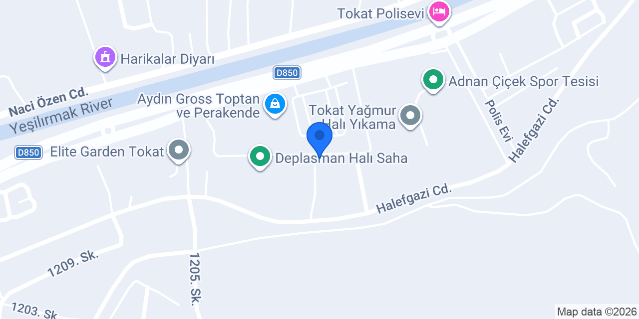 Tokat Hali Yikama konumu