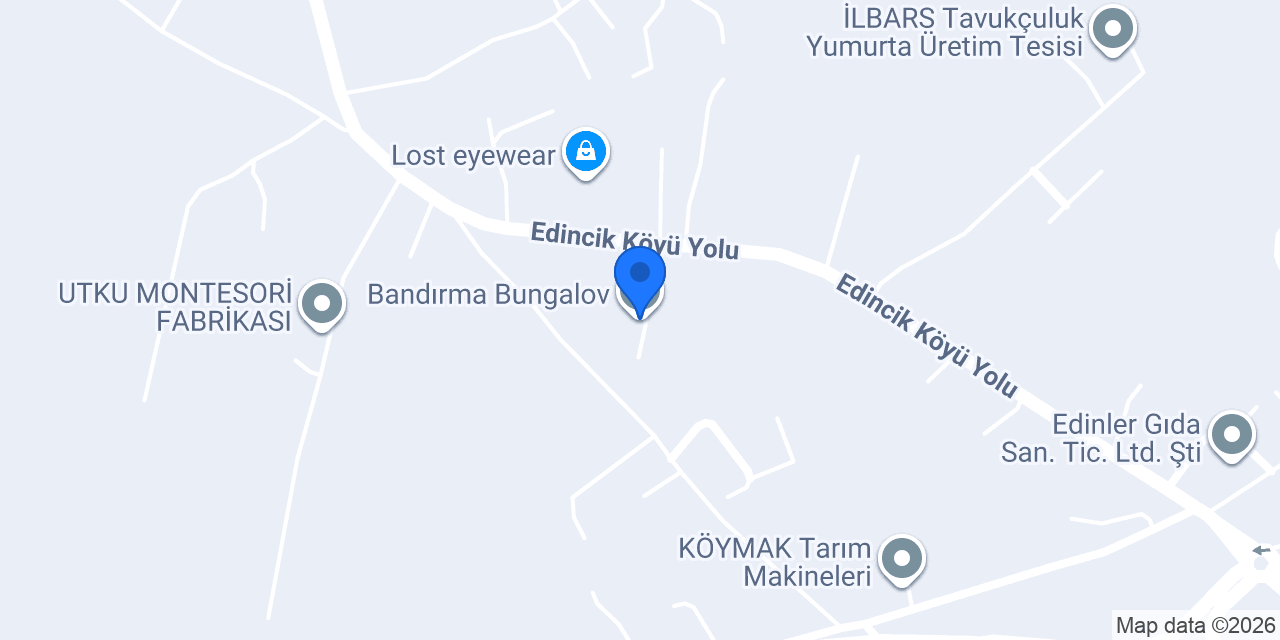 Bandırma Bungalov konumu