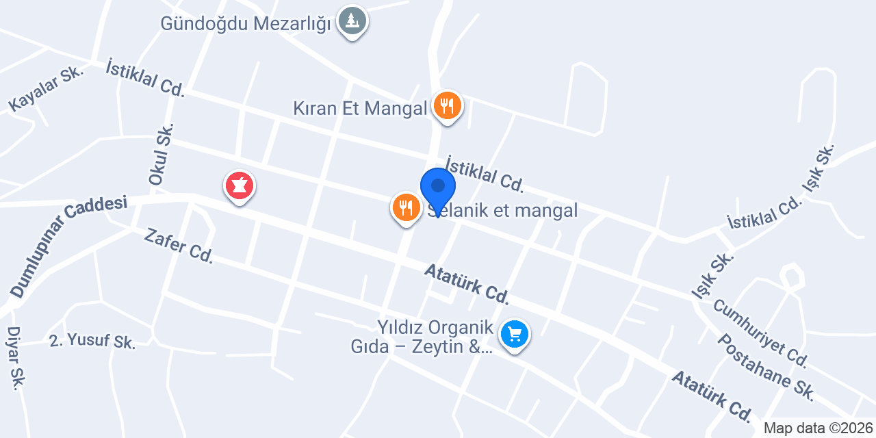 Gündoğdu Pide Salonu konumu