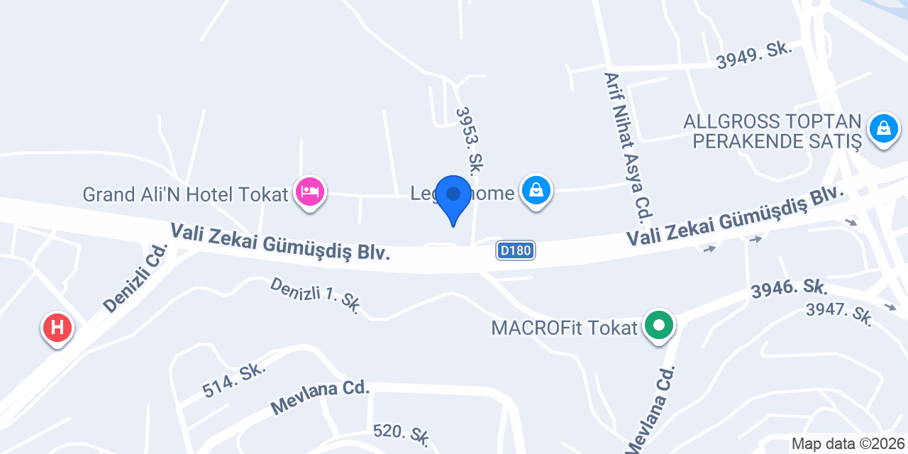 Modalife Tokat konumu