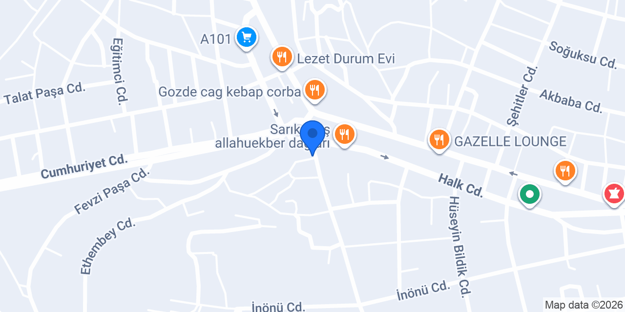 Kuaför Onur çelik konumu