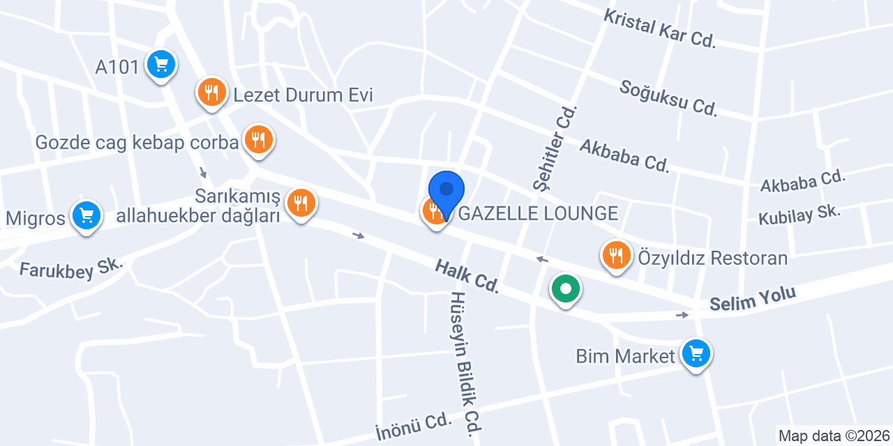 Öz can Baba lokantası Restaurant konumu