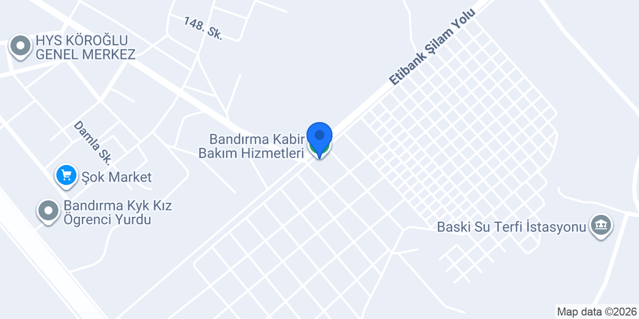 Bandırma Kabir Bakım Hizmetleri konumu