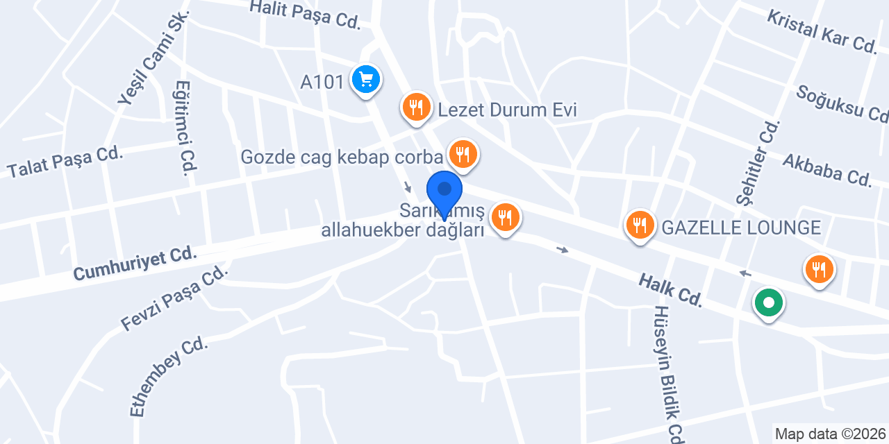 Sarıkamış Taksi engin konumu