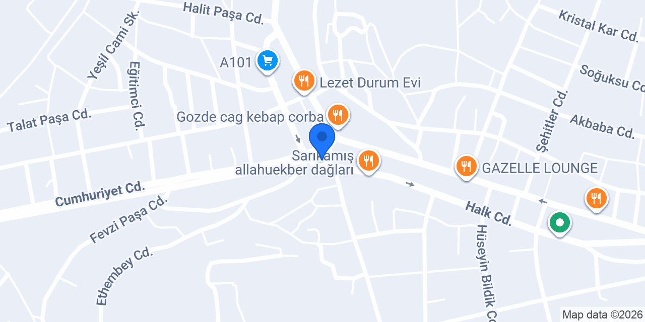 Atatürk Parkı konumu