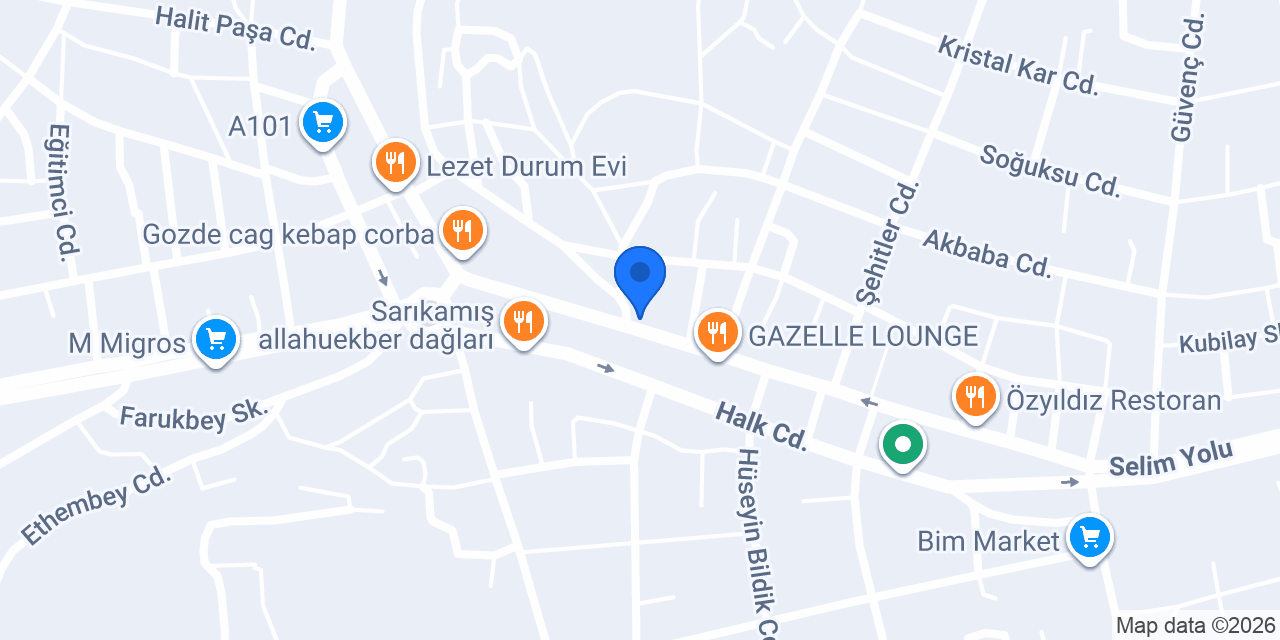 Aras Kargo Sarıkamış Şubesi konumu
