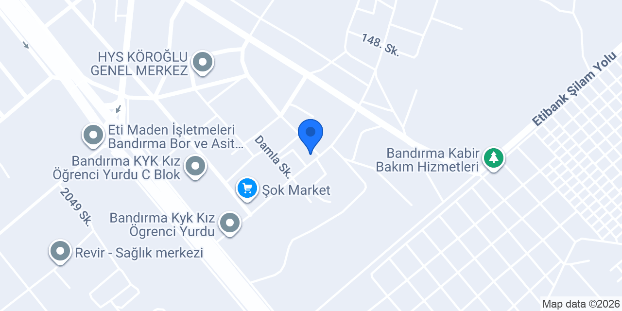 Bandırma Anadolu İmam Hatip Lisesi konumu