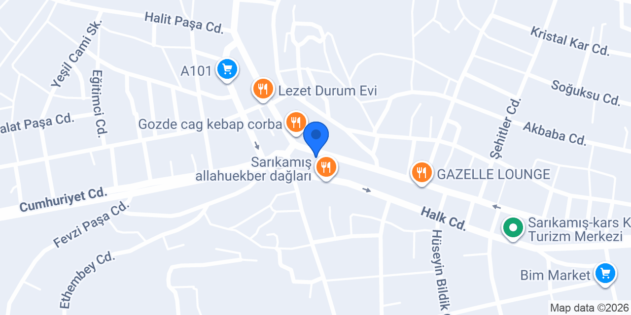 Sarıkamış Dental Clinic konumu