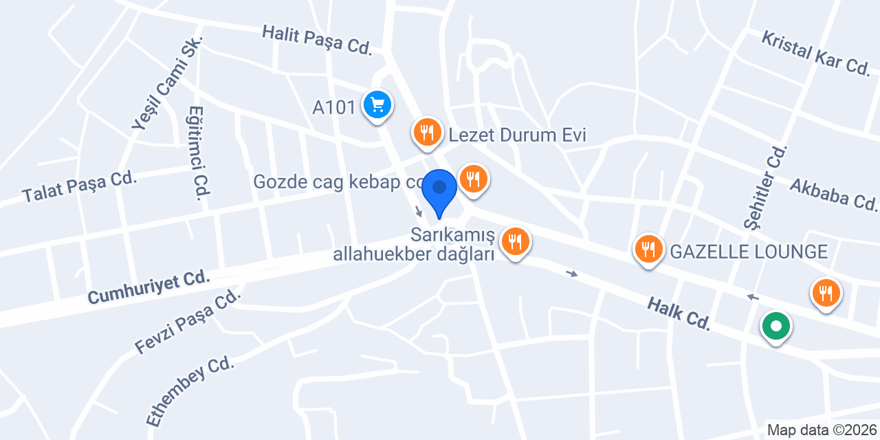 Sarıkamış Noterliği konumu