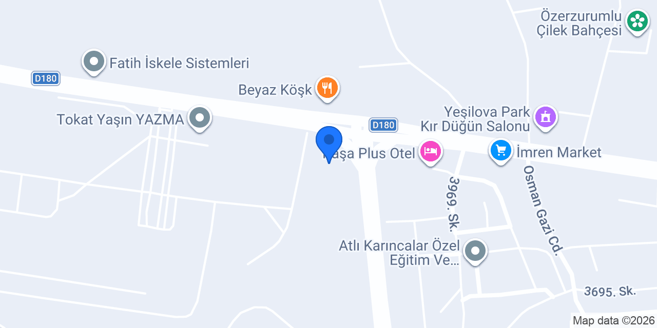 Tokat Prefabrik Ev konumu
