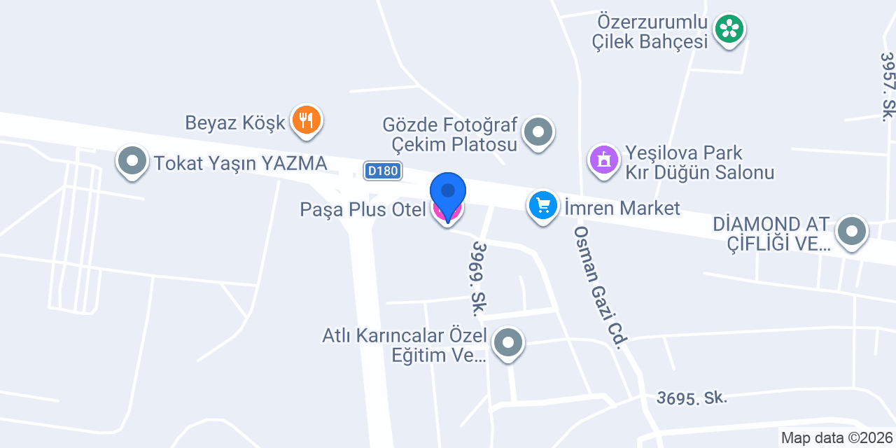 Paşa Plus Otel konumu