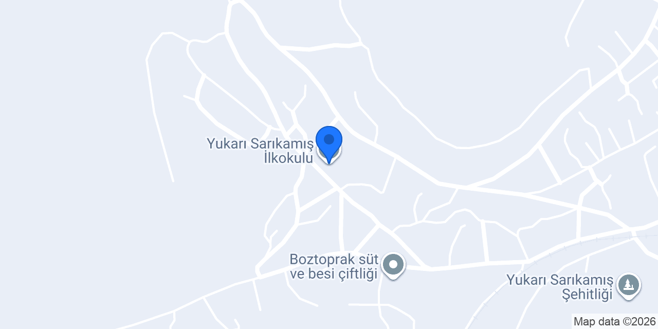 Yukarı Sarıkamış İlkokulu konumu