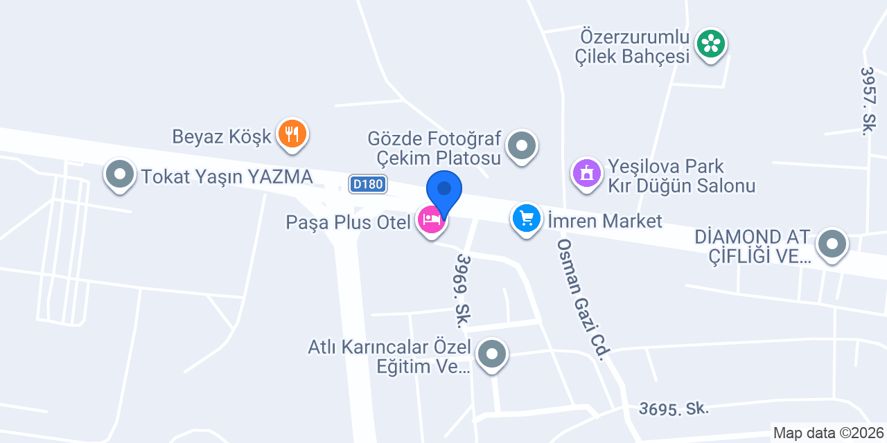 Tokat Ege Tıp Merkezi konumu