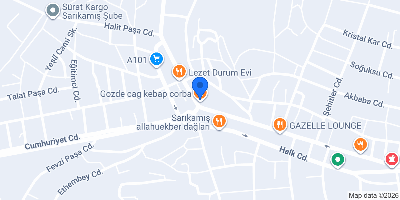 Tosta Doğru konumu