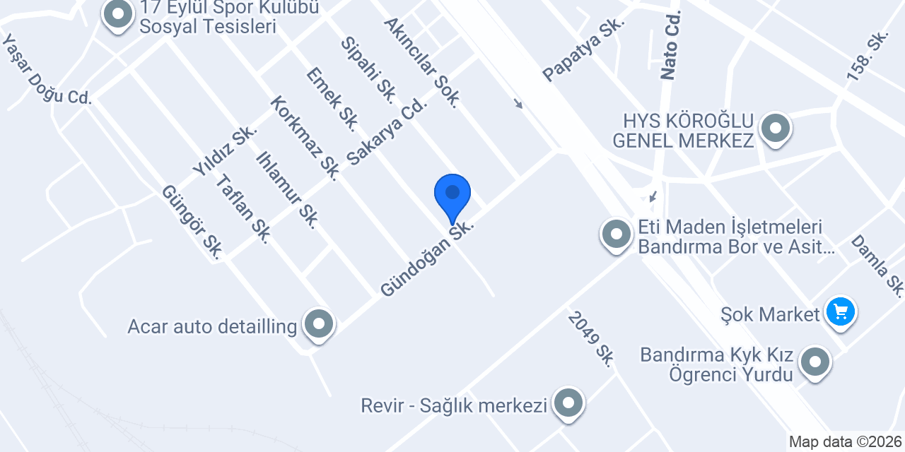 Damak unlu mamülleri cafe konumu